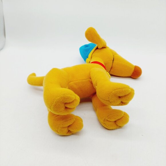 Rugrats Spike the Dog 6" Plush Stuffed Mattel 1998 Wearing Blue Hat READ - Picture 6 of 9